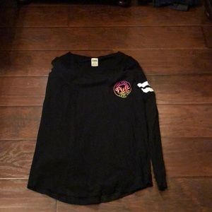 Pink long sleeved shirt